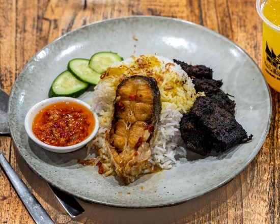 NASI PADANG (2 MEATS DISHES)
