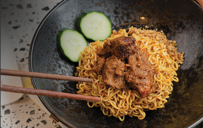 Mie Goreng Beef Rendang