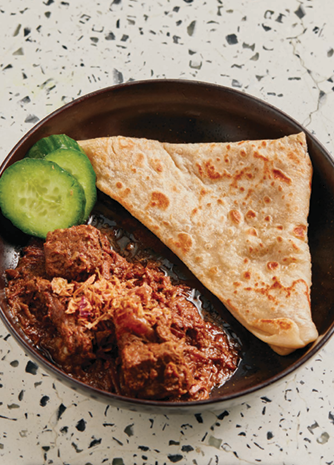 Beef Rendang with Prata