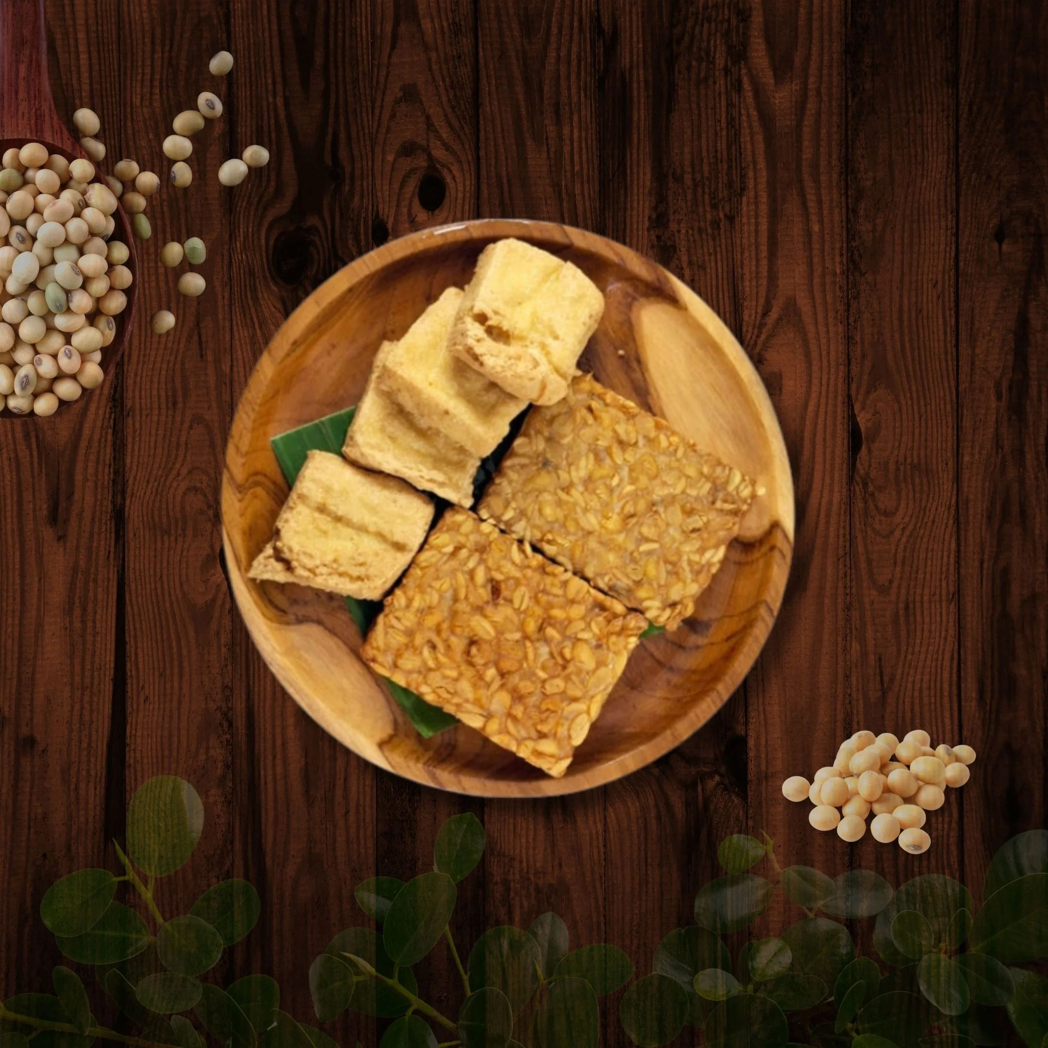 Fried Tofu Mix Tempeh (Tahu Tempe)