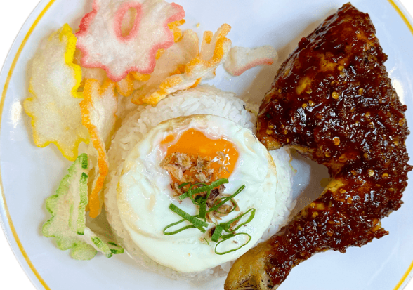 Nasi Ayam Bakar Manis Pedas