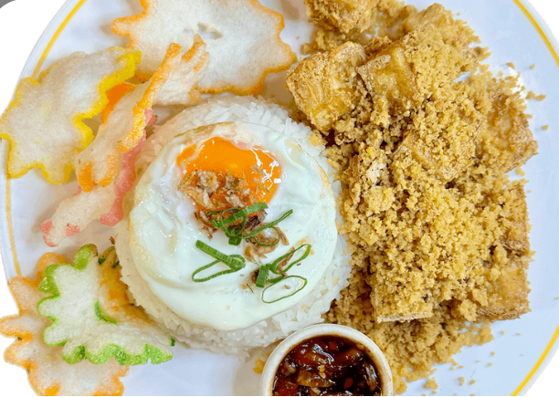 Nasi Tahu Goreng Kremes