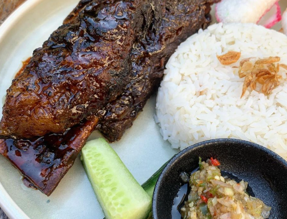 Iga Bakar Kecap + Rice