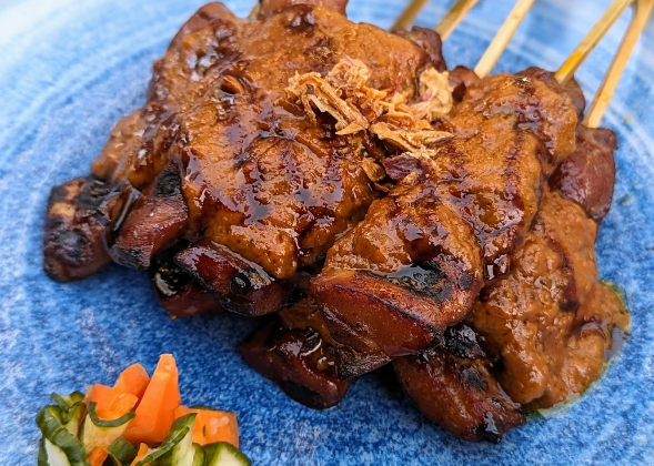 Sate Ayam (Chicken - 7 Skewers)