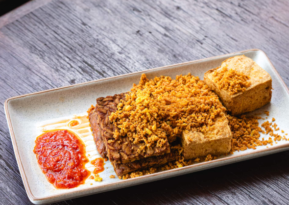 Tahu Tempe Goreng Kremes