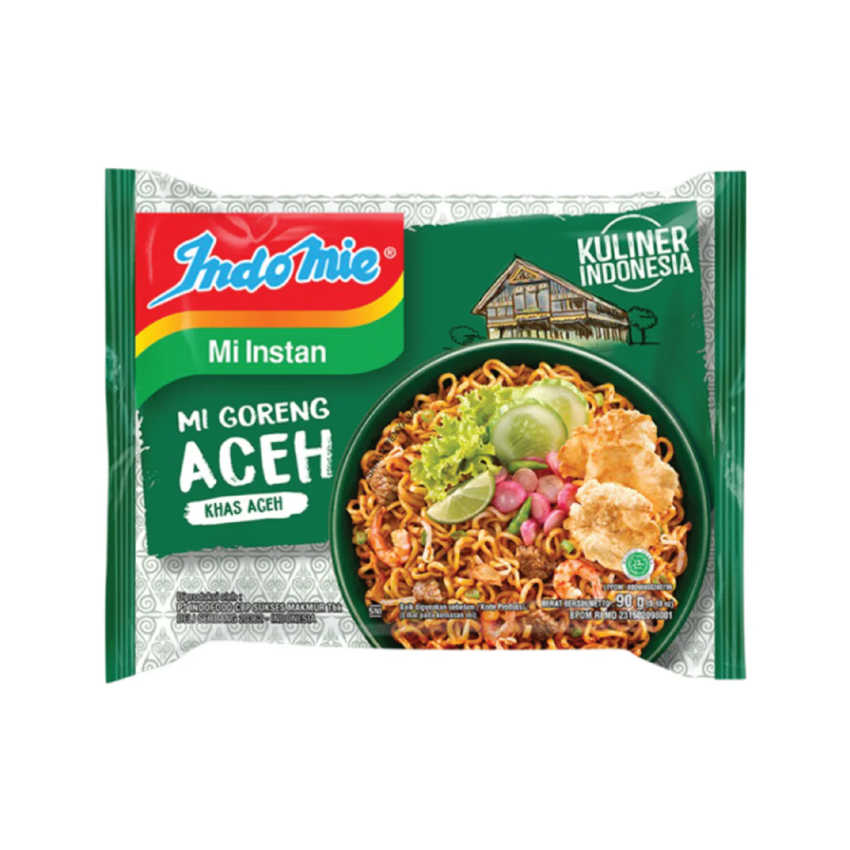 Indomie Aceh Fried Instant Noodles 90 Gr