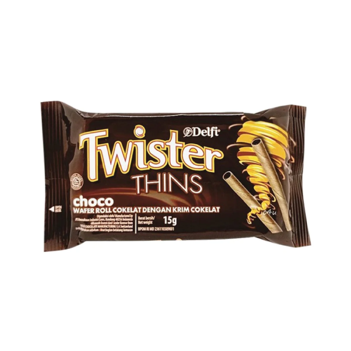 Twister Thin Choco 12 X 15Gr
