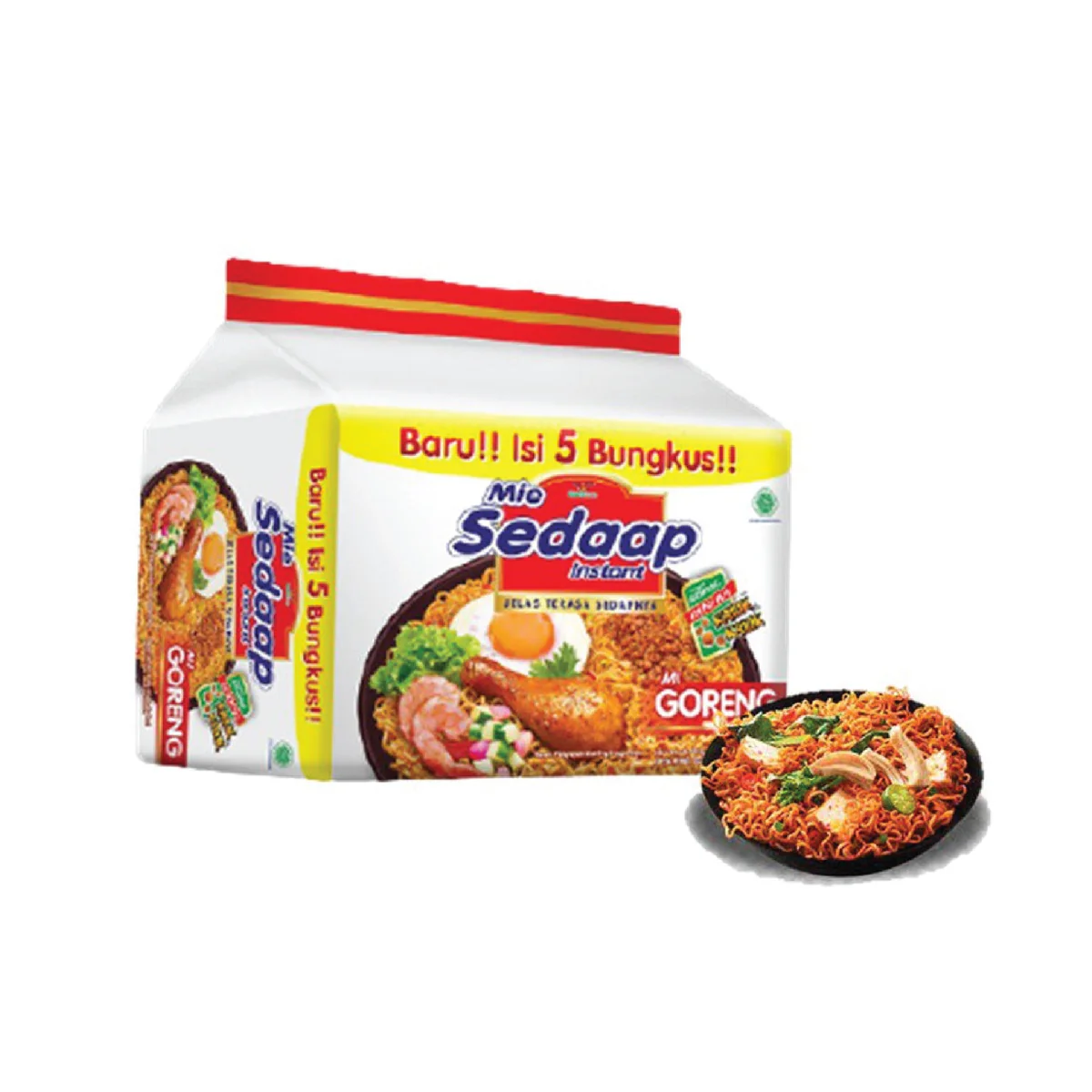Sedap Fried Noodles Bag 5 X 90Gr