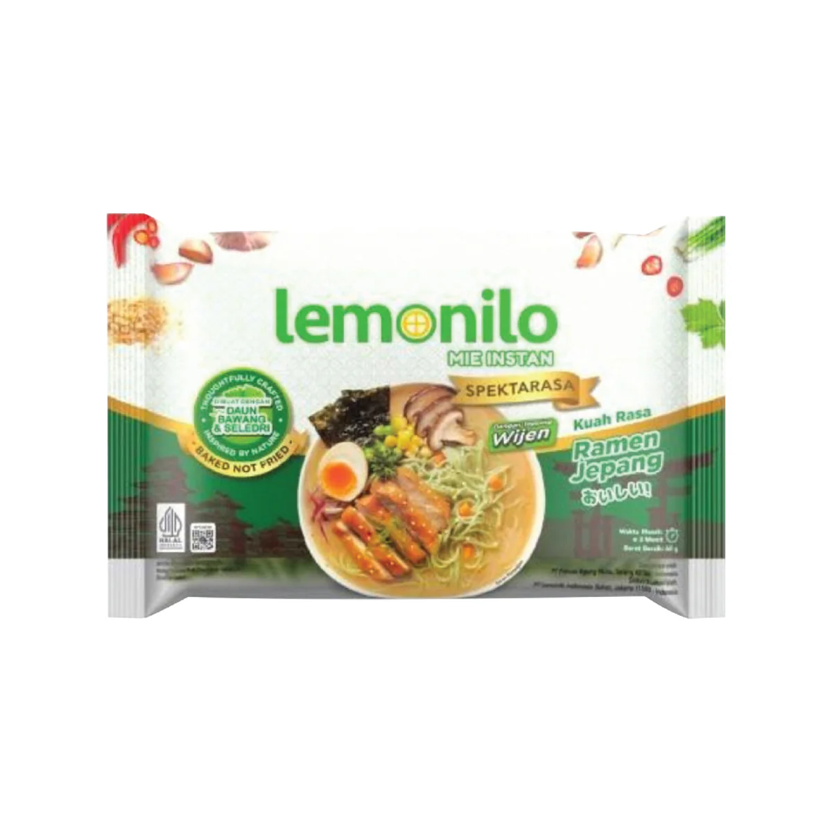 Lemonilo Japanese Ramen Noodle Soup 60 Gr