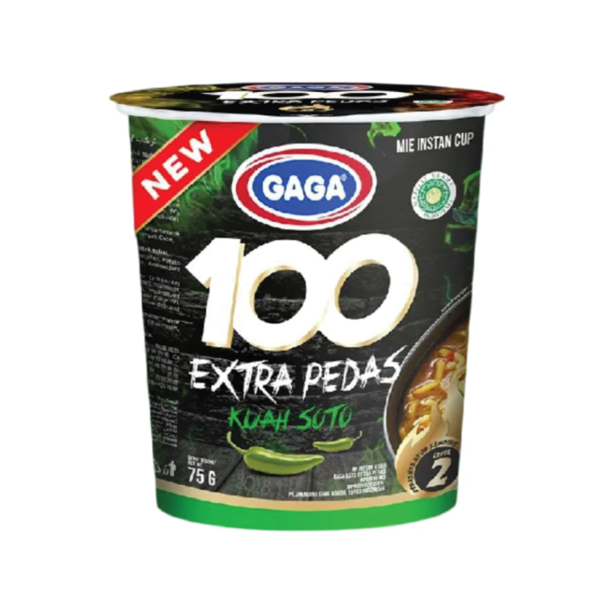 Gaga Cup Xtra Spicy Soto Soup 75 Gr