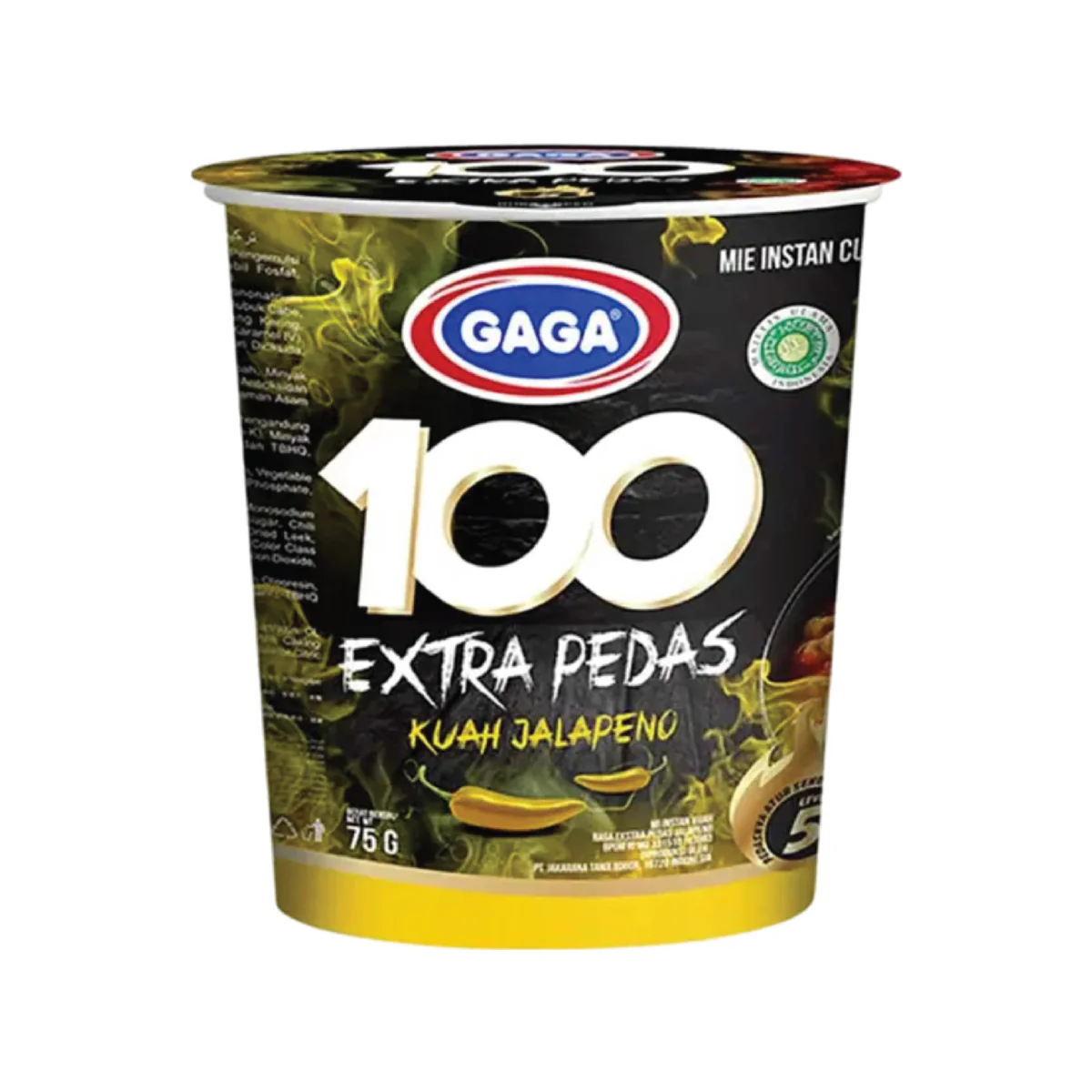Gaga Cup Xtra Spicy Jalapeno Sauce 75 Gr