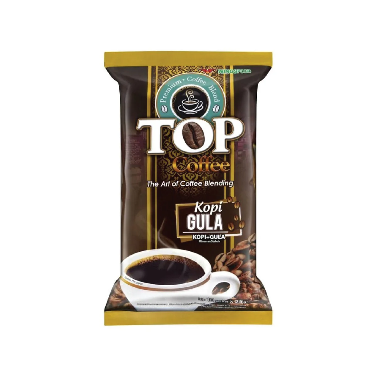 Top Coffee Sugar 2In1 10X25Gr