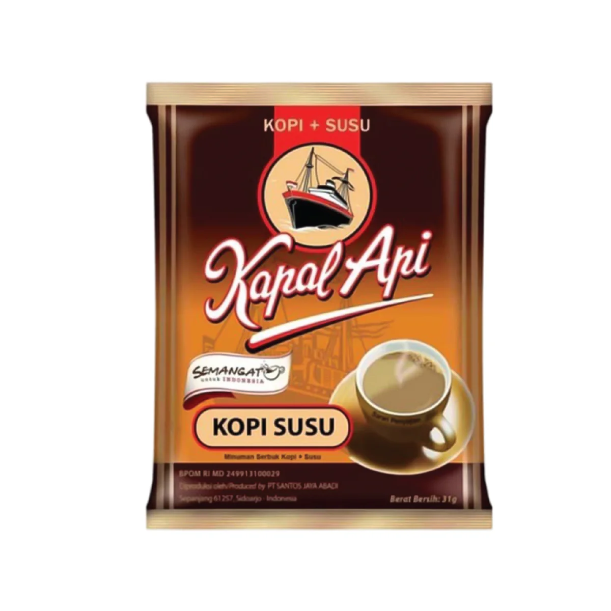 Kapal Api Milk 10 X 31 Gr