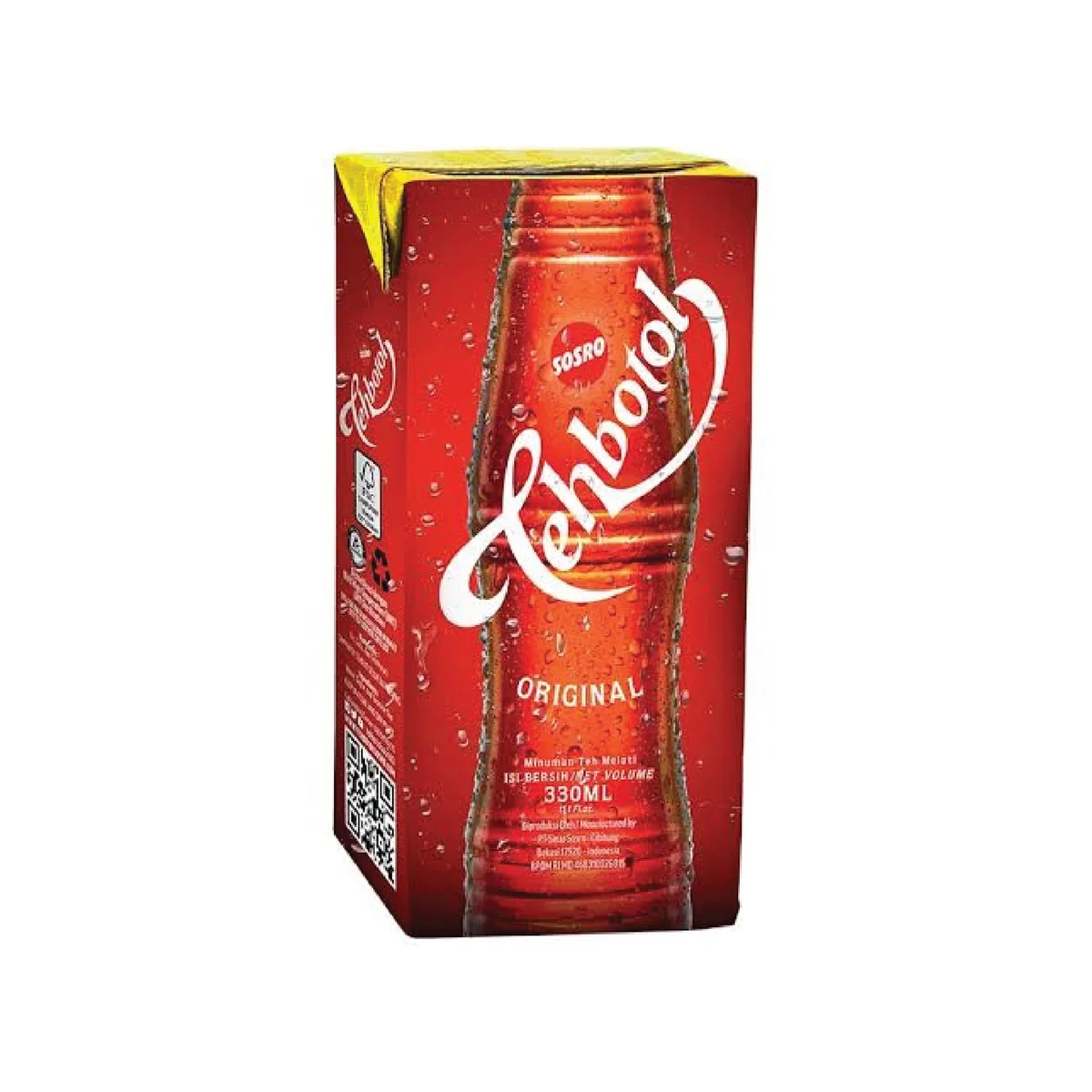 Sosro Bottled Tea Kotak 330Ml