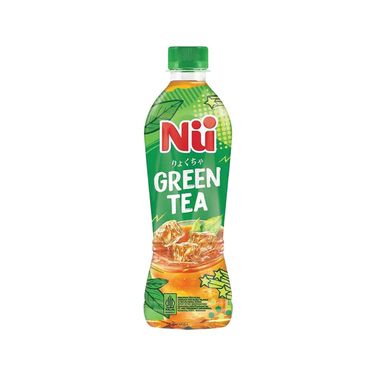 Nu Green Tea Honey 450Ml