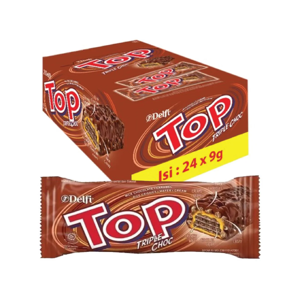 Delfi Top Triple Choc 24 X 9Gr