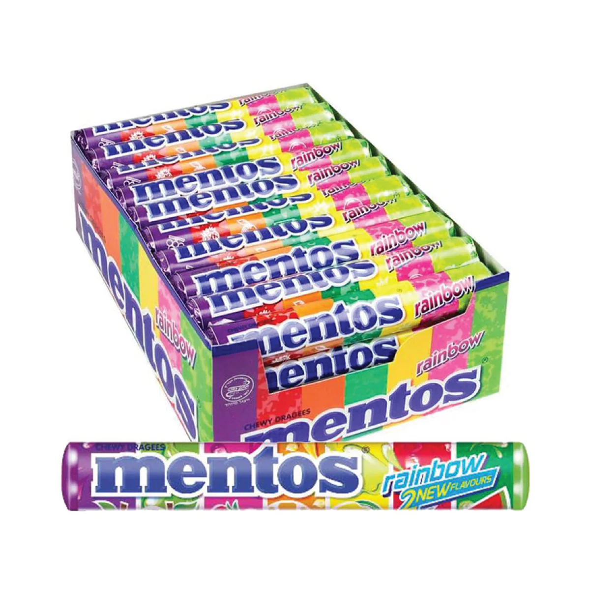 Mentos Rainbow 24 X 37Gr