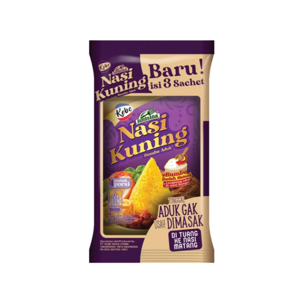 Kobe Yellow Rice Seasoning 3 X 15 Gr