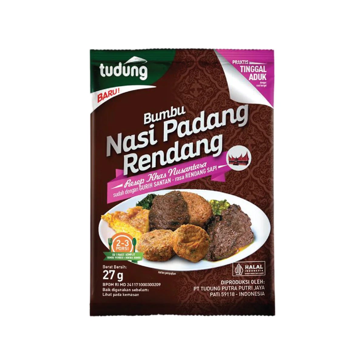 Tudung Padang Rendang Rice Seasoning Cap 27 Gr