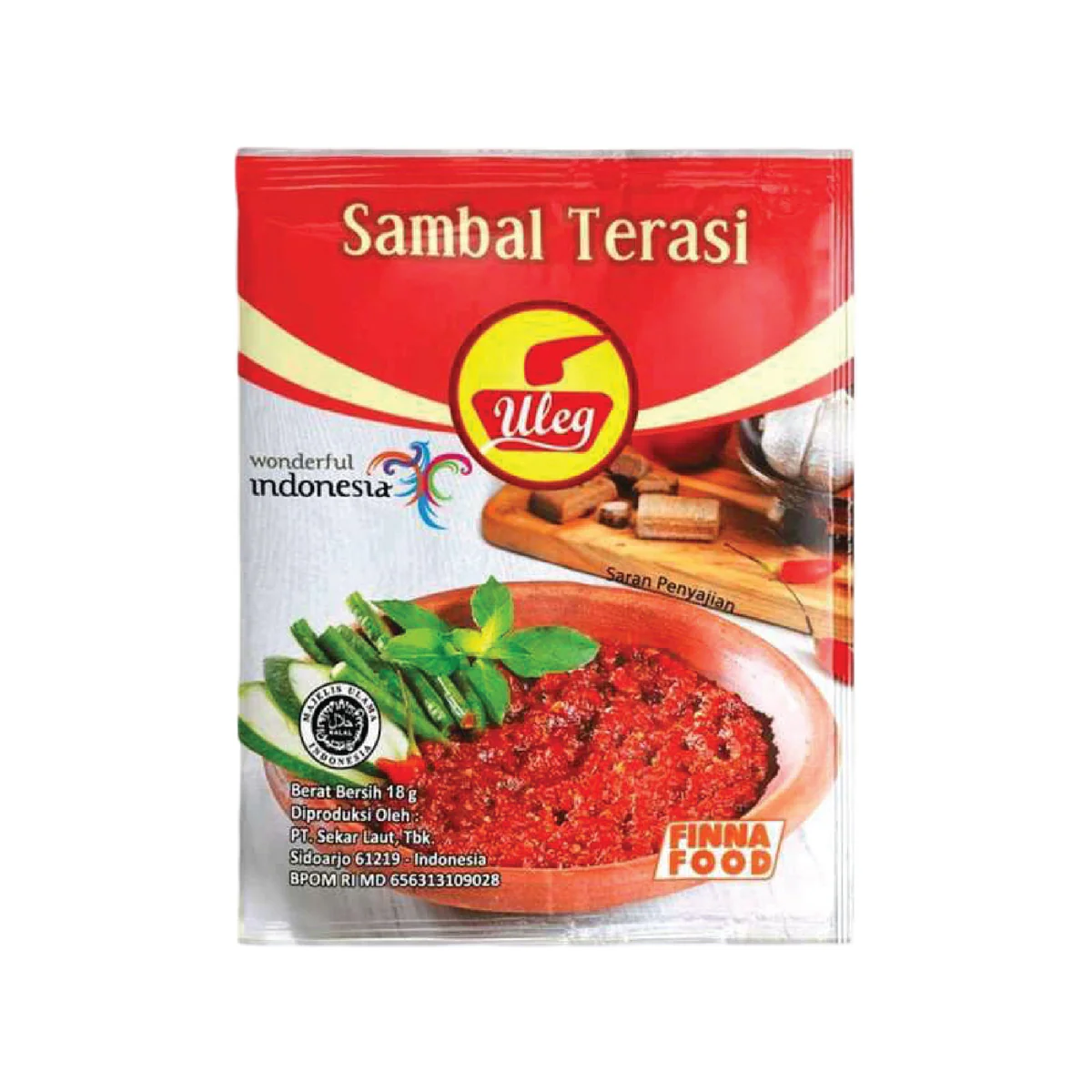 Finna Sambal Shrimp Paste Uleg 10 X 18 Gr