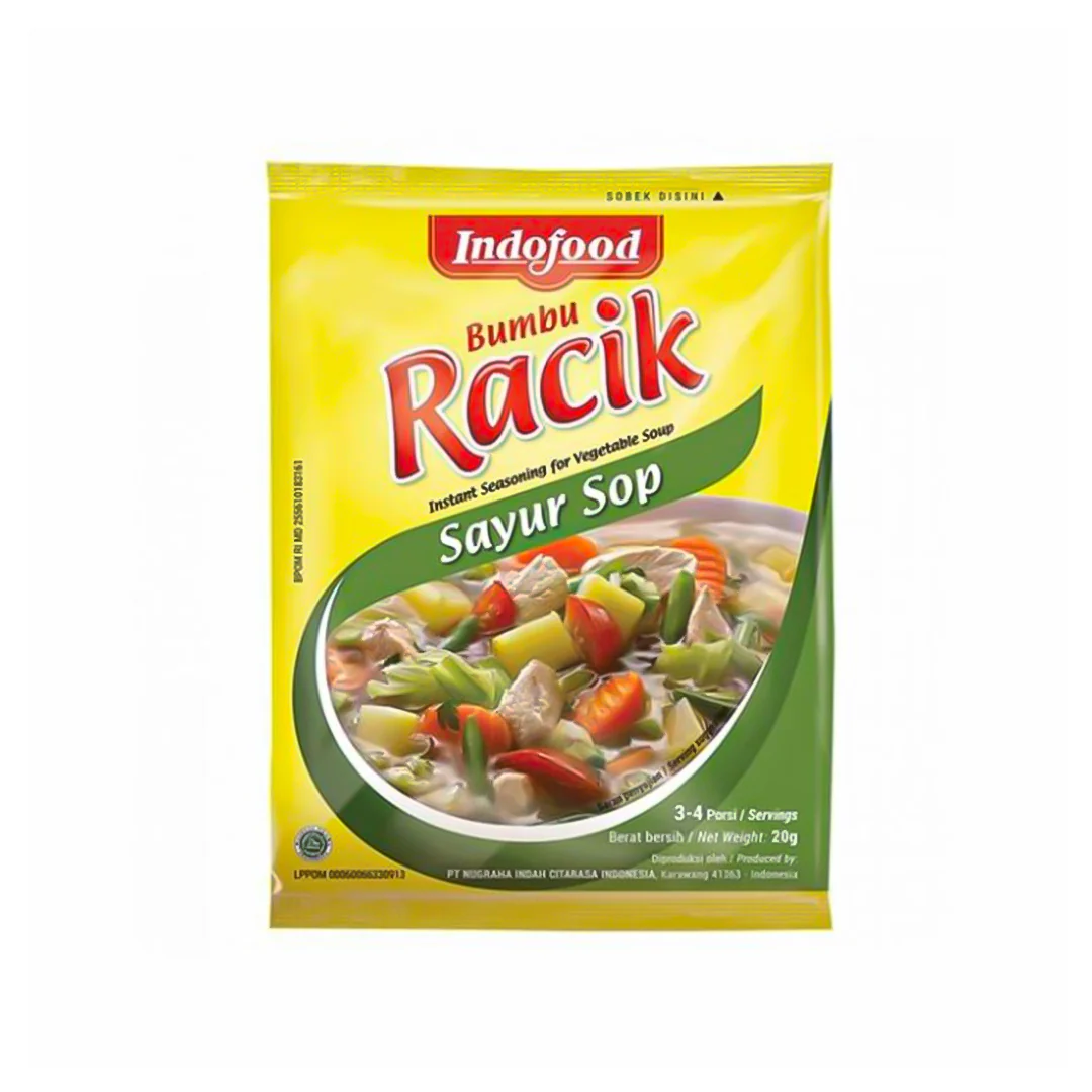 Indofood Racik Vegetable Soup Pck 10 X 20 Gr