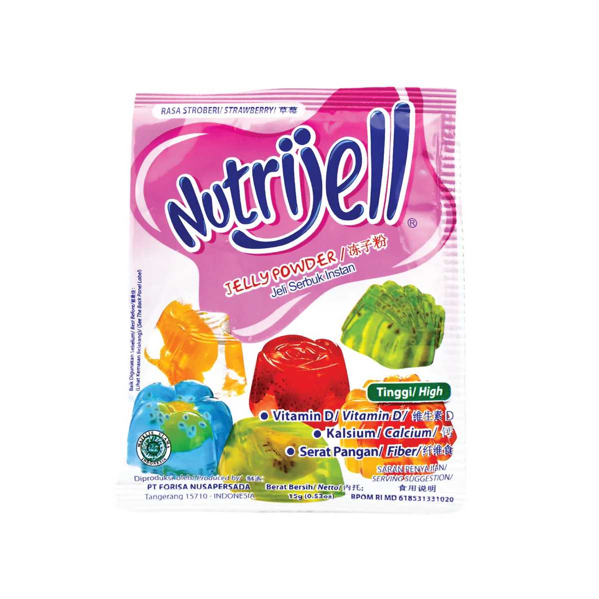 Nutrijell Strawberry 15 Gr
