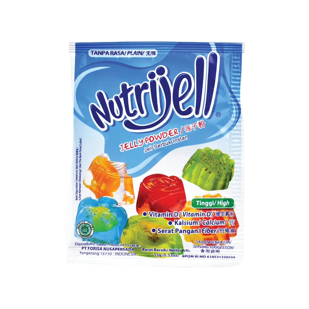 Nutrijell Plain 15 Gr