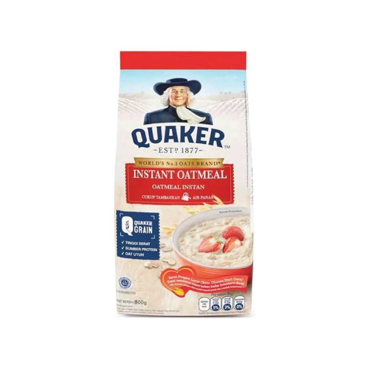 Quaker Instant Pouch 800Gr