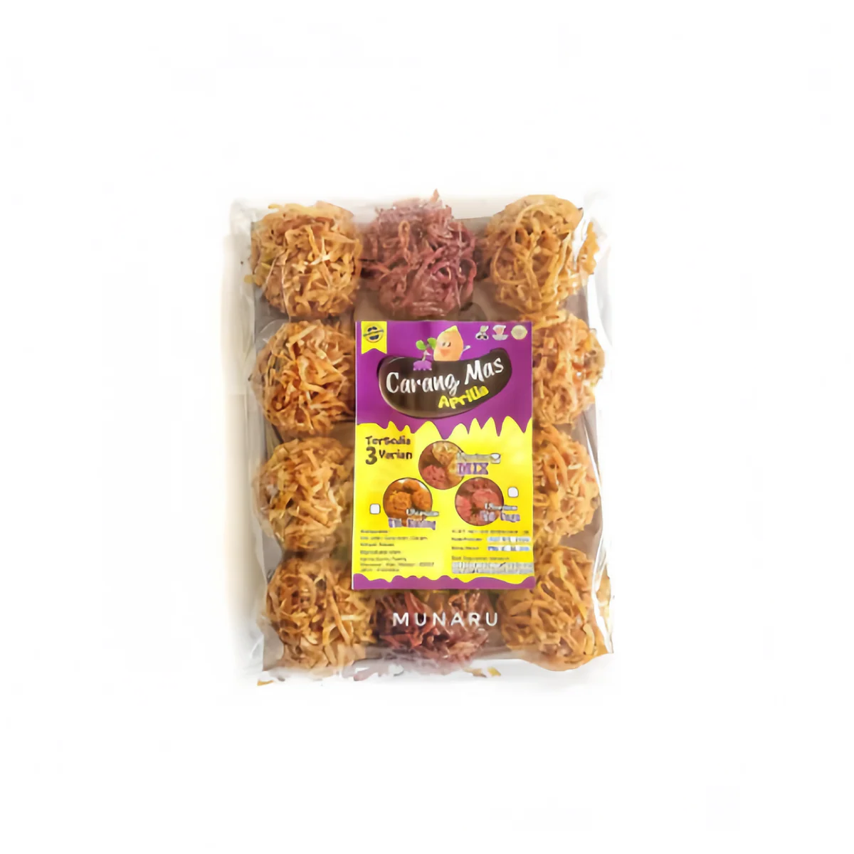 Kremes Ubi Grubi Carang Mas Bulet Mini (isi 15 pcs)