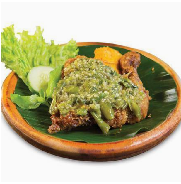 Ayam Penyet Cabe Hijau