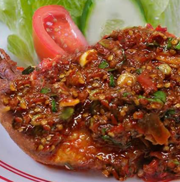 Ayam Bakar Sambal Woku and Nasi