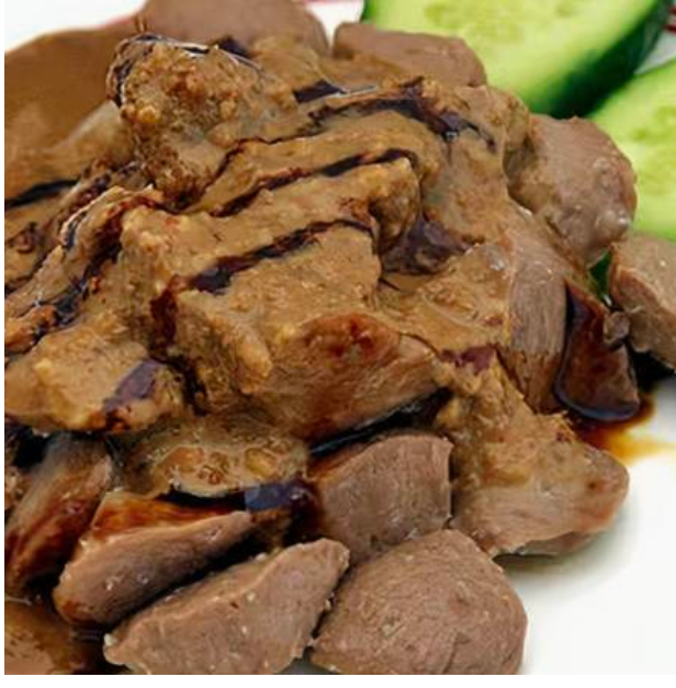 Bakwan Bumbu Kacang and Nasi