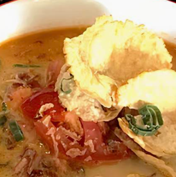 Soto Betawi and Nasi