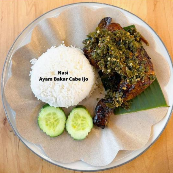 Nasi + Ayam Bakar Cabe Ijo