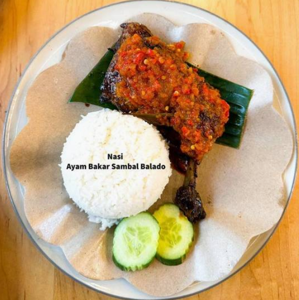 Nasi + Ayam Bakar Sambal Merah