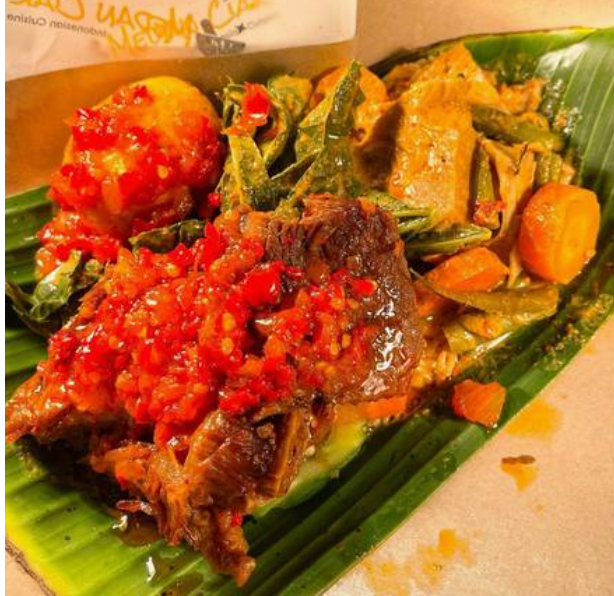 Nasi Kapau Beef Balado