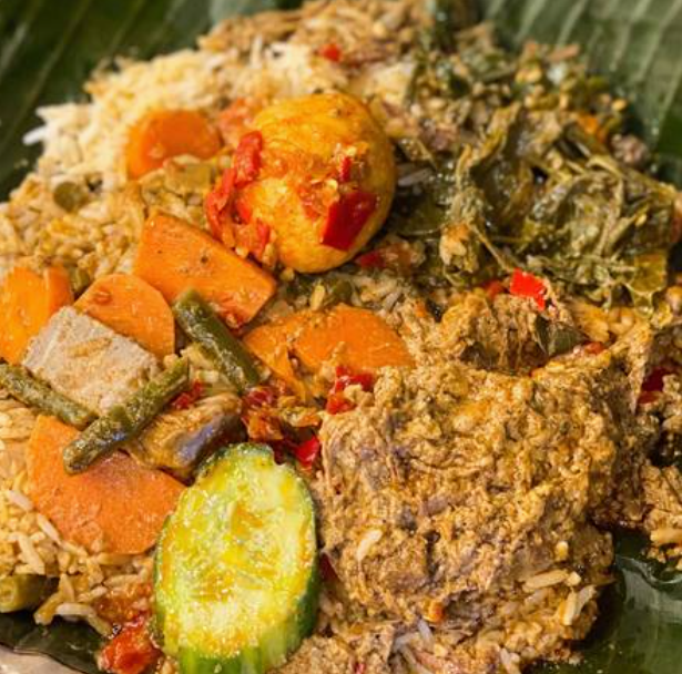 Nasi Kapau Beef Rendang