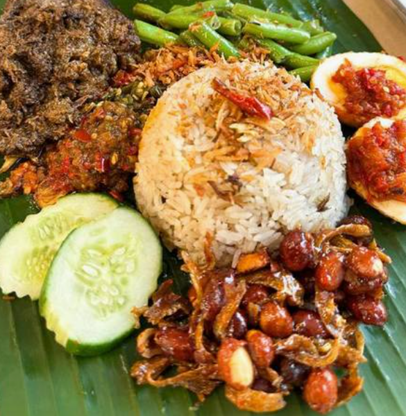 Nasi Prang Rendang Sapi Beef Rendang