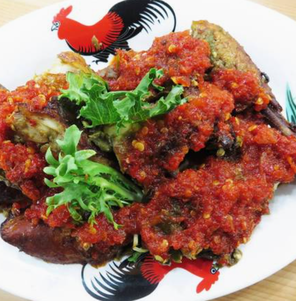 Ayam Sambal Balado (red chilli chicken)