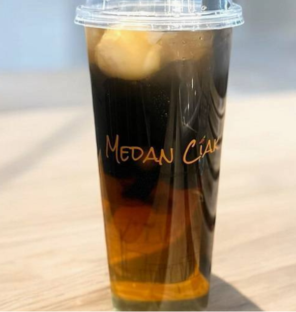 Ice Cincau (grass jelly drink)