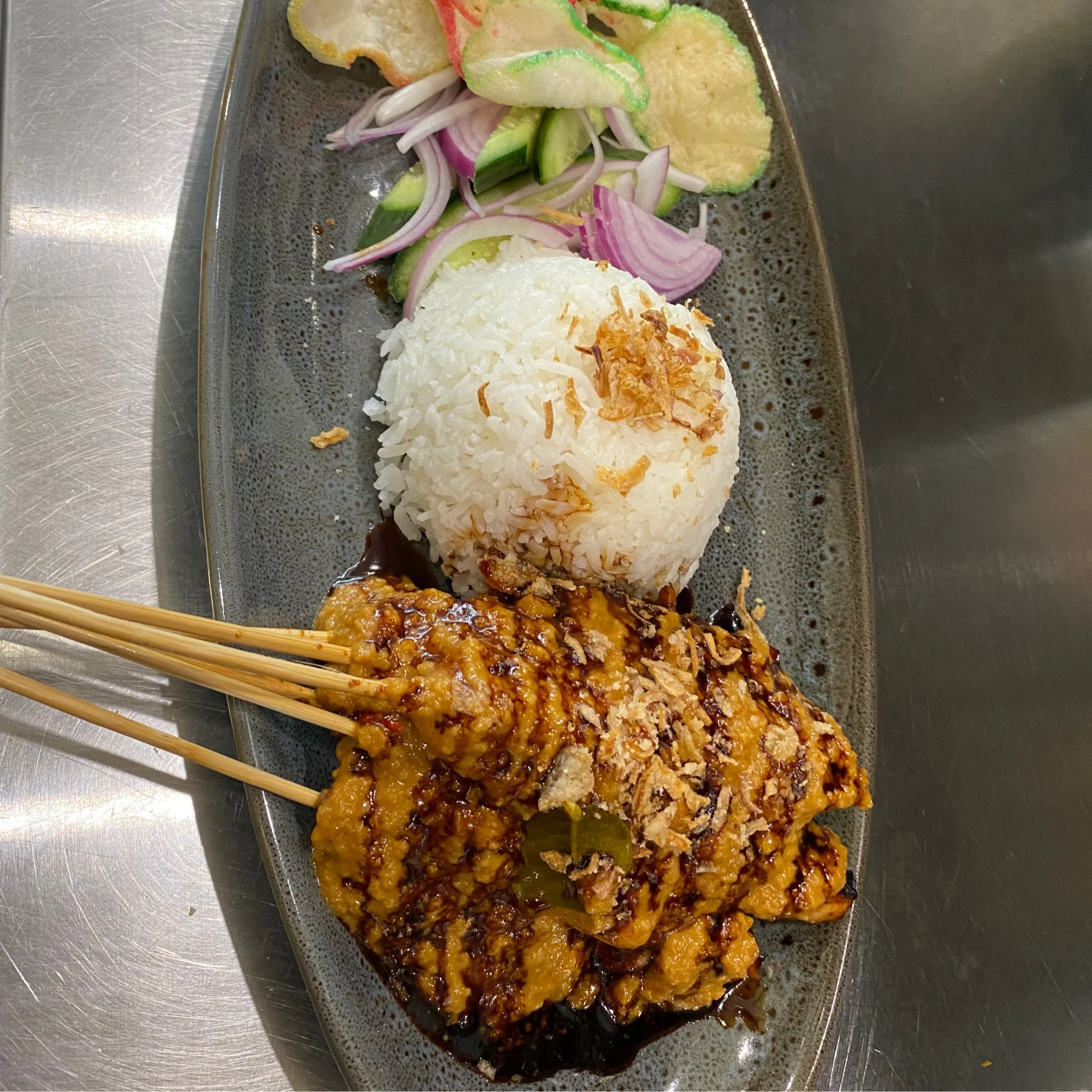 Chicken Satay rice - Main