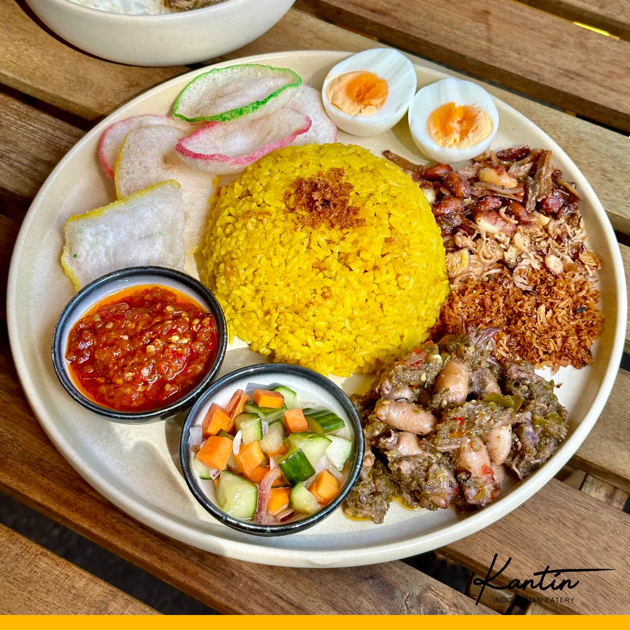 Nasi Kuning Manado Cumi Cabe Ijo