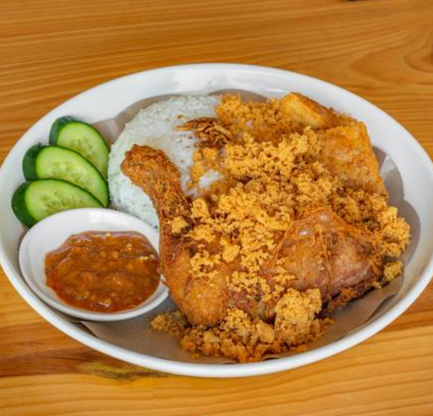 Paket Nasi Ayam Goreng Kremes