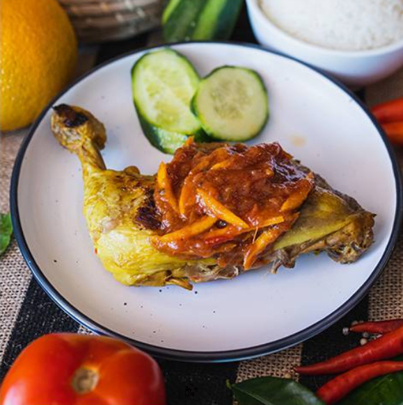 Grilled Chicken with Hot and Sour Sauce