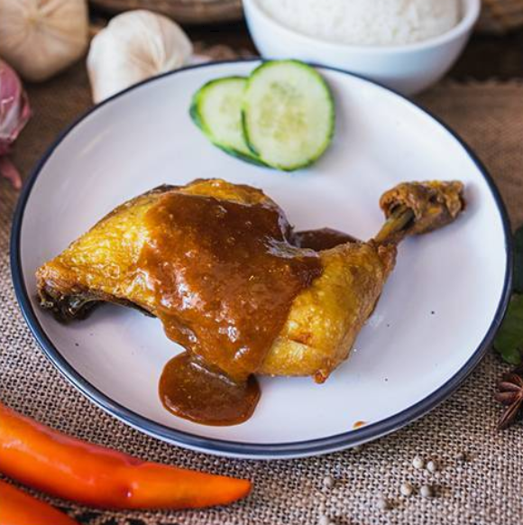 Fried Chicken with Rujak Sauce