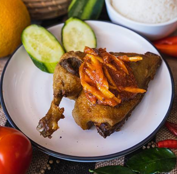 Fried Duck with Hot and Sour Sauce