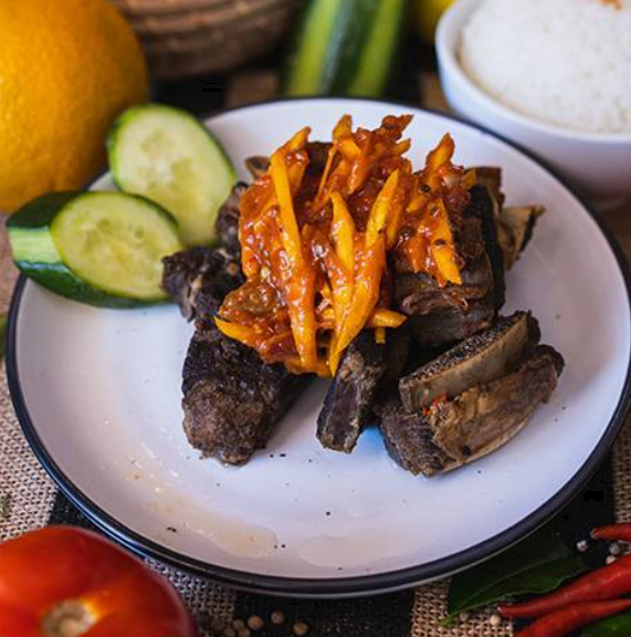 Beef Ribs with Hot and Sour Sauce