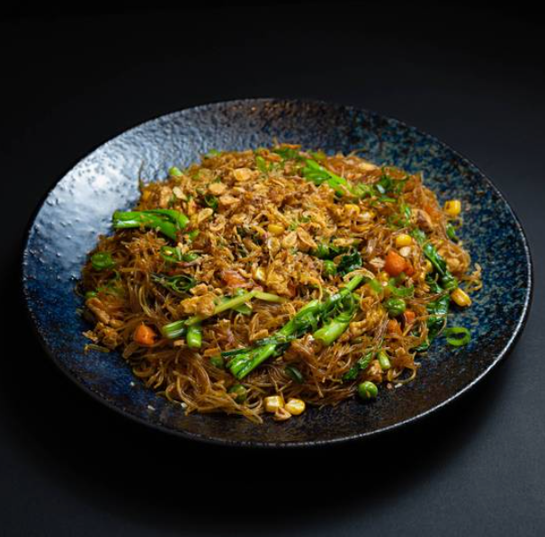 Fried Rice Vermicelli Noodles Vegetarian (V)
