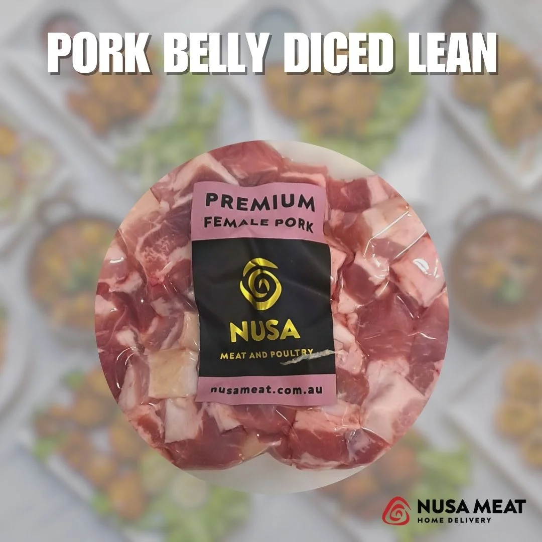 FEMALE PORK BELLY DICED LEAN