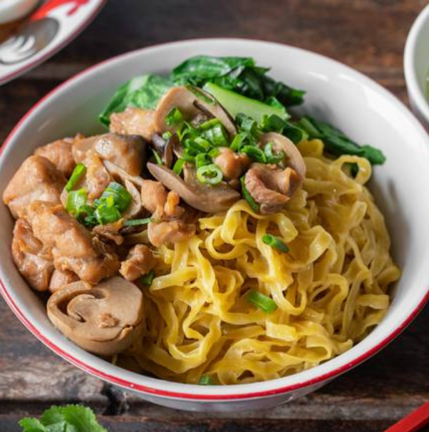 Chicken and Mushroom Noodle (Bakmi Ayam Jamur)